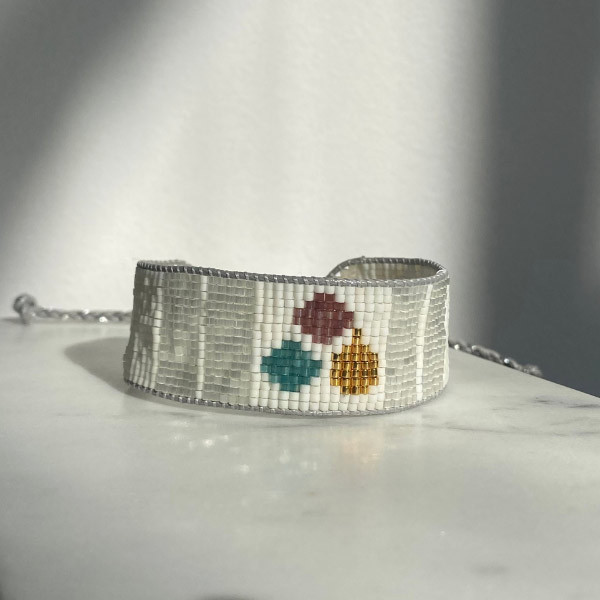Bracelet perles de verre en pré-commande | créateur Zinskaya