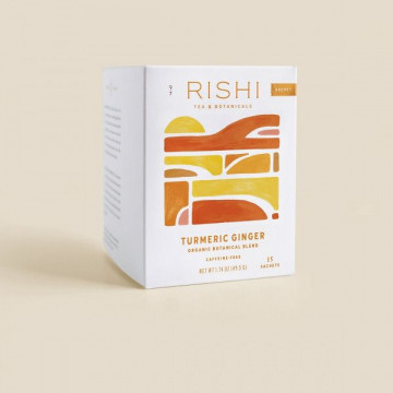 Infusion Gingembre Curcuma Ayurveda - 15 Sachets | RISHI