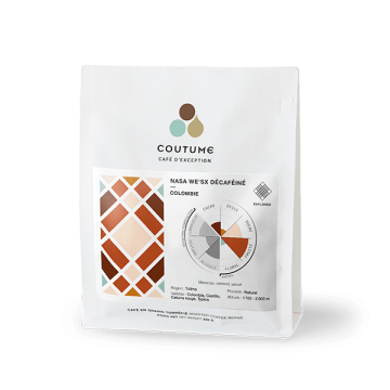 Café Décaféiné Colombie | Nasa Wesx 250g Café Décaféiné Colombie | Nasa Wesx 250g
