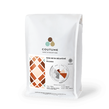 Café Décaféiné Colombie | Nasa Wesx 1kg Café Décaféiné Colombie | Nasa Wesx 1kg
