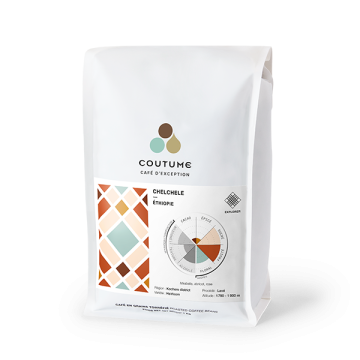 Café en grains ou moulu Éthiopie | Chelchele 1kg