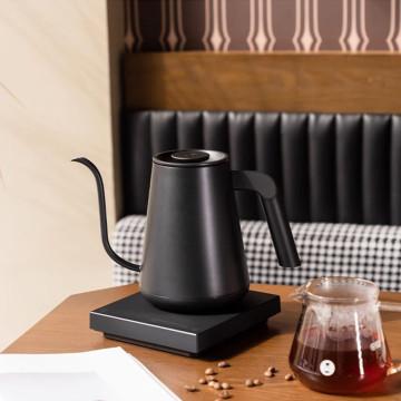 Bouilloire électrique col de cygne 900ML Fish Pro | Noir | Timemore