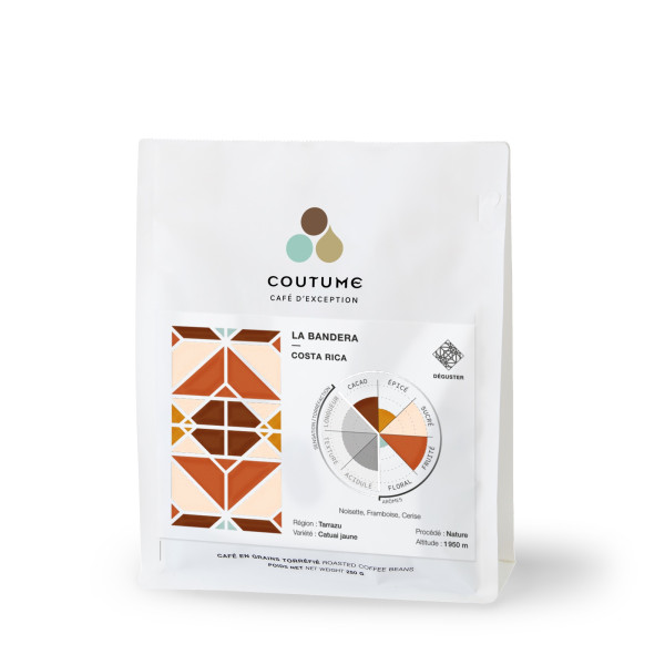 Café en grains ou moulu Costa Rica | La Bandera 250g Café en grains ou moulu Costa Rica | La Bandera 250g