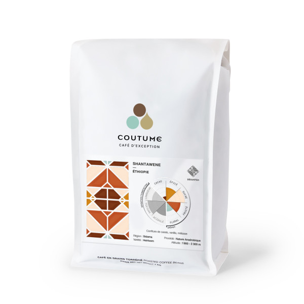 Café en grains ou moulu Éthiopie | Shantawene 1kg